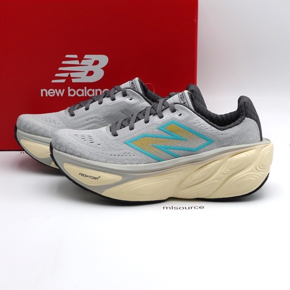 NEW Size 15 WIDE 2E Men's New Balance Fresh Foam X More v5 Sneakers MMORLJ5 Grey - Picture 1 of 7